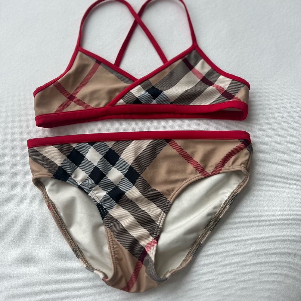 Burberry girls swimsuit